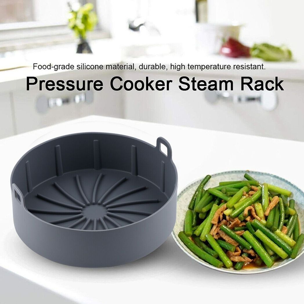 Silicone Air Fryer Pot - Reusable BBQ Baking Basket for Perfectly Cooked Delights