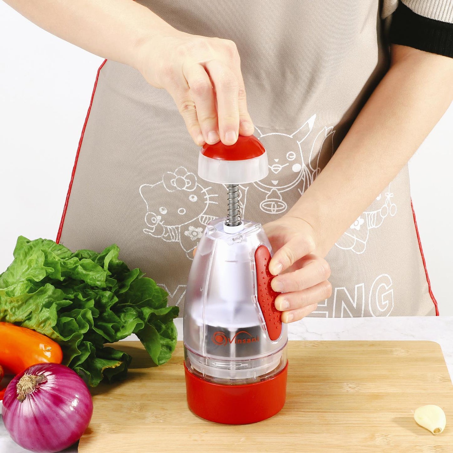 Vinsani Onion Chopper 7356 - Effortless, Mess-Free Chopping with Sharp Precision!