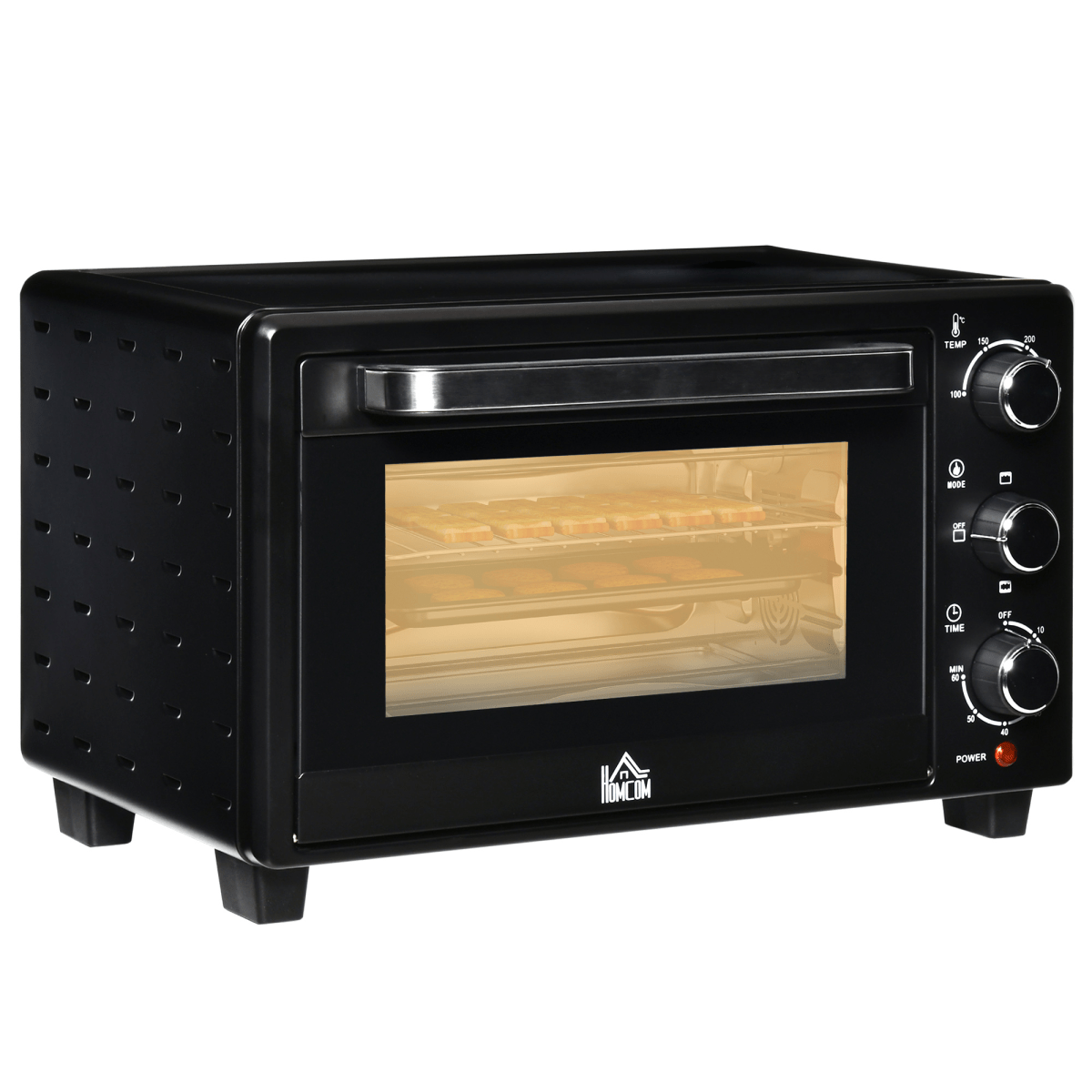 Mini Oven, 21L Grill, Toaster Timer, Baking Tray and Wire Rack, 1400W - Fryora