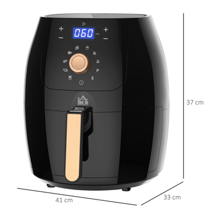 Smart Air Fryer 5.5L Digital Touchscreen - Healthier Cooking, Powerful 1700W!