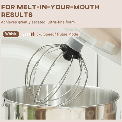 Powerful 1300W Stand Mixer with 4.5L Bowl – Whisk, Knead & Blend in Style! - Fryora