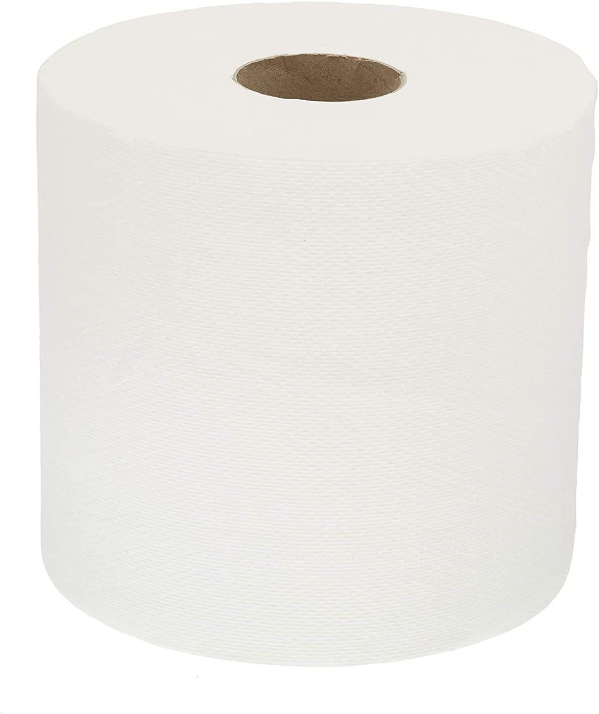 Super Absorbent 6-Pack Recycled White Kitchen Rolls - 70M Length Each