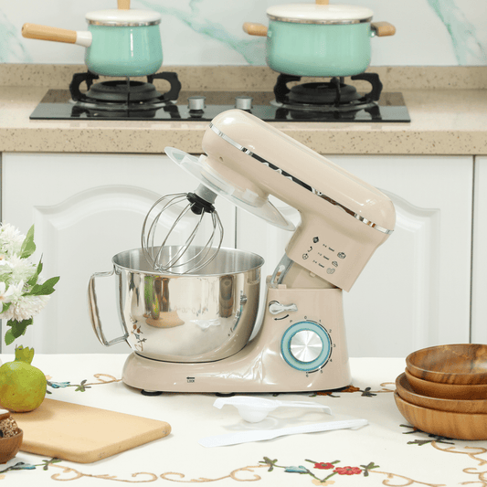 Powerful 1300W Stand Mixer with 4.5L Bowl – Whisk, Knead & Blend in Style! - Fryora