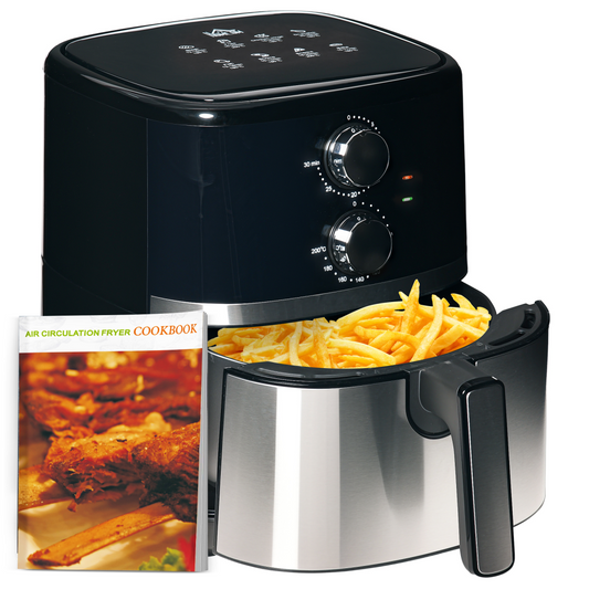 HOMCOM 1500W 4.5L Air Fryer: Healthy Cooking Made Easy & Delicious!