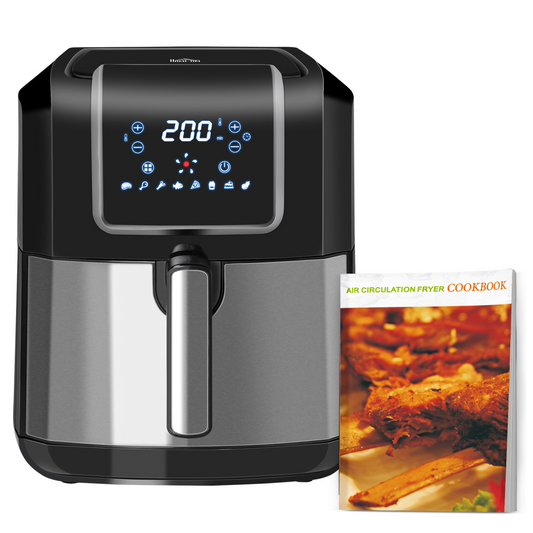 Healthy Chef 6.5L Air Fryer: 1700W with Digital Timer & 8 Cooking Programs